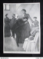 La Prigione Femminile Di Madrid - Eve Humbert Stampa Del 1903 - Andere & Zonder Classificatie