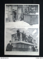 Un'osteria A Lens - Basly, Evrard, Lamendin E Beugnet In Ufficio Stampa Del 1902 - Other & Unclassified