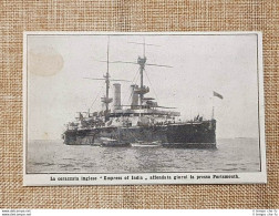 La Corazzata Inglese Empress Of India Nel 1913 Affondata Presso Portsmouth - Other & Unclassified