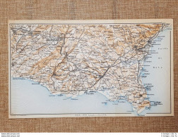 Carta O Cartina Del 1953 Golfo Di Noto Ragusa Pozzallo Porto Palo Sicilia T.C.I. - Landkarten