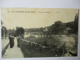 Cpa...La Varenne-St-Hilaire...le Quai St-hilaire...1915...animée... - Autres & Non Classés