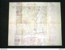 Grande Carta Topografica Ponte Nelle Alpi Belluno Veneto Dettagliatissima IGM - Geographical Maps