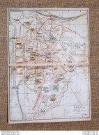 Pianta O Piantina Del 1920 La Città Di Padova Veneto T.C.I. - Mapas Geográficas