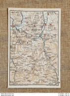 Carta Geografica O Cartina Del 1914 Acqui Campo Ligure Carpeneto Piemonte T.C.I. - Landkarten