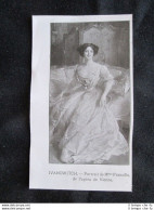 Ivanowitch - Ritratto Della Signora Francillo, Opera Di Vienna Stampa Del 1909 - Other & Unclassified