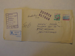 YUGOSLAVIA REGISTERED COVER TO GERMANY - Sonstige & Ohne Zuordnung