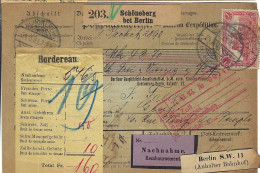 ALLEMAGNE Ca.1903: Bulletin D'Expédition CR De Schöneberg Bei Berlin Pour Genève (Suisse) - Covers & Documents