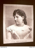 Elvira Repetto-Trisolini Nel 1884 Soprano 1849 - 1922 - Avant 1900