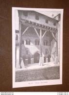 Rara Veduta Di Fine '800 Bologna - Casa Isolani - Avant 1900
