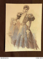 La Moda Ed Il Costume In Italia Nel 1896 Abito O Vestito Per Donna (6) - Avant 1900