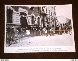 Milano Nel 1904 I 100 Anni Del Pio Istituto Tipografico Sfilata Scuola Del Libro - Altri & Non Classificati