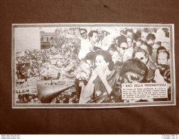 Cuba Nel 1957 La Moglie Del Colonnello Fulgencio Batista Acclamata Dal Popolo - Altri & Non Classificati