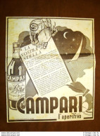 Pubblicità Del 1941 Aperitivo Campari La Vostra Stella - Altri & Non Classificati