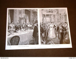 Il Re Di Grecia A Roma Nel 1906 Pranzo Gala Al Quirinale Campidoglio Foro Romano - Altri & Non Classificati