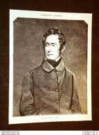 Poeta Alphonse Marie Louis De Prat De Lamartine Di Mâcon - Before 1900