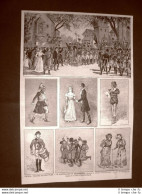 Vienna Nel 1885 Teatro An Der Wien Il Cappellano Di Reggimento Wittmann Wohlmuth - Avant 1900