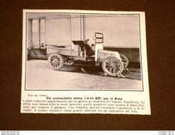 Invenzioni Del 1907 Automobile Slitta Del Tenente Shackleton - Other & Unclassified