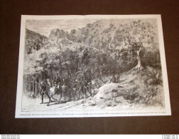 Insurrezione Canachi Nuova Caledonia Nel 1879 Serran Con 200 Guerriglieri Canala - Avant 1900