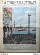 La Tribuna Illustrata 13 Aprile 1919 Natale Palli Tunnel Manica Navi Austriache - Sonstige & Ohne Zuordnung