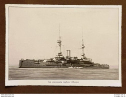 Corazzata Inglese Ocean Affondata Dardanelli 1915 WW1 Prima Guerra Mondiale - Other & Unclassified