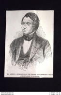 Arthur Anderson, Membro Del Parlamento Per Orkney E Shetland Incisione Del 1851 - Avant 1900