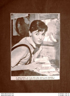 L'attrice Millie Perkins Nel 1958 Nota Per Aver Interpretato Ruolo Di Anna Frank - Altri & Non Classificati