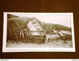 Furth (Norimberga) Nel 1928 Disastro Ferroviario 22 Morti E 100 Feriti Treno - Other & Unclassified