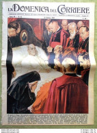 La Domenica Del Corriere 19 Ottobre 1958 Morte Papa Pio XII Cardinali Conclave - Altri & Non Classificati