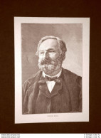 Poeta Victor-Marie Hugo Besançon, 26 Febbraio 1802 – Parigi, 22 Maggio 1885 - Ante 1900