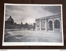 Città Del Vaticano Nel 1932 Piazzale E Portico D'accesso Alla Nuova Pinacoteca - Sonstige & Ohne Zuordnung