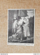 Concarneau Nel 1912 Donne In Costume Tipico Finistere Bretagna Francia - Sonstige & Ohne Zuordnung