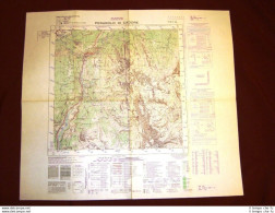 Grande Carta Topografica Perarolo Di Cadore Belluno Veneto Dettagliatissima IGM - Mapas Geográficas