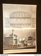 Roma Aula Montecitorio Progetto E.Talamo E G.Mannajuolo - Voor 1900