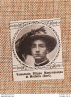 WW1 Guerra Mondiale 1914-1918 Caduto Per La Patria Filippo Mastropasqua Molfetta - Autres & Non Classés