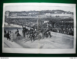 Stampa Enorme Nel 1922 Napoli Adunata Squadre Fasciste Milano Sede Fascio Roma - Other & Unclassified