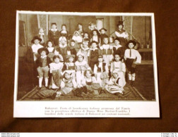 Bucarest Nel 1923 Bambini Italiani In Costume Tipico Mina Martini Romania - Altri & Non Classificati