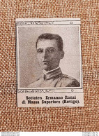 WW1 Guerra Mondiale 1914-1918 Caduto Per La Patria Ermanno Ranzi Massa Superiore - Other & Unclassified