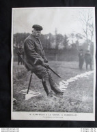 Primo Ministro Di Francia Georges Clemenceau, A Rambouillet Stampa Del 1907 - Otros & Sin Clasificación