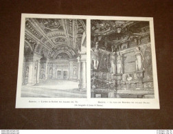 Mantova Nel 1889 Atrio Di Davide Nel Palazzo Del Te E Sala Dei Marchesi Ducale - Antes 1900