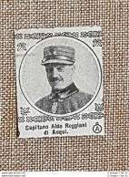 Aldo Reggiani Di Acqui Caduto Nella Prima Guerra Mondiale WW1 - Autres & Non Classés