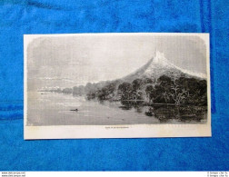 Gravure Année 1864 - Sierra Et Pic De Cuntamana - Sierra E Picco Di Cuntamana - Avant 1900