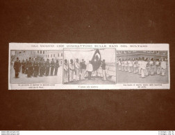A Pera Nel 1914 WW1 Marinai Saluto Bandiera Banda Della Marina Istanbul Turchia - Altri & Non Classificati