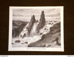 La Cascata Del Fiume Félou Nel 1864 Sénégal - Ante 1900