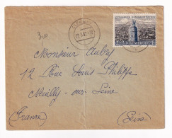 Lettre 1962 Clervaux Luxembourg Pour Neuilly Sur Seine Abbaye Bénédictine Saint-Maurice-et-Saint-Maur - Brieven En Documenten