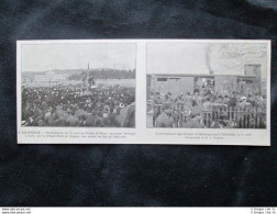 A Salonicco - Manifestazione Del 15 Aprile Al Campo Di Marte Stampa Del 1909 - Other & Unclassified