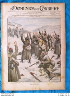 La Domenica Del Corriere 7 Marzo 1915 WW1 Prussia - Ferrovia - Piena Del Tevere - Other & Unclassified