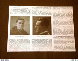 Sesto Calende 29 Maggio 1923 Morte Degli Aviatori U. Guarnieri E L. Montegani - Sonstige & Ohne Zuordnung