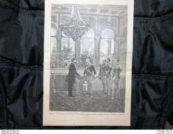 Il Cairo 1885: Visita Del Generale Rocci Al Kedivè D'Egitto - Avant 1900