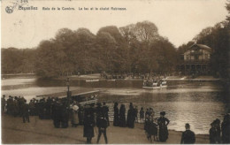 BRUXELLES : Bois De La Cambre, Le Lac Et Le Chalet Robinson. Carte Impeccable. - Forêts, Parcs, Jardins