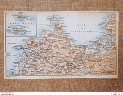 Carta Cartina Del 1953 Golfo Di Castellammare Alcamo Isole Egadi Sicilia T.C.I. - Cartes Géographiques